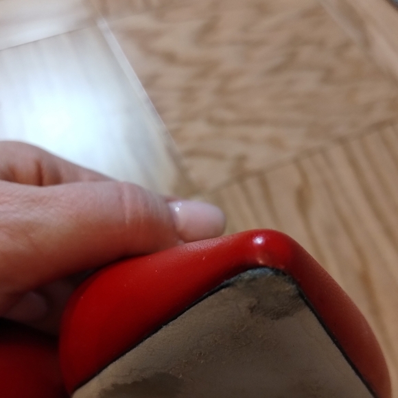 Tamara Mellon Capretto Flats Red Size EU42/US:10-10.5 - Picture 8 of 15